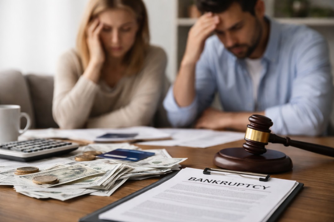Photo for Financial Struggles Can Affect Individuals and Businesses Alike — Bankruptcy May Be a Strategic Fresh Start