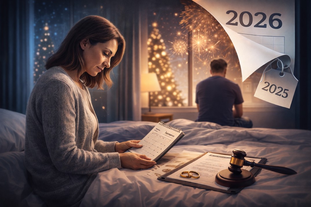 Photo for Divorce as a New Year’s Resolution: Turning the Page on a Failed Marriage