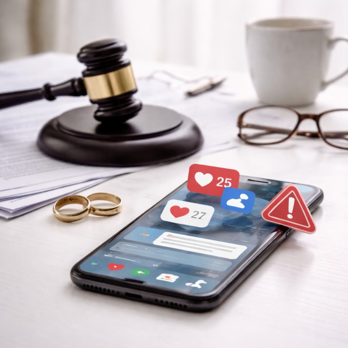 Photo for Divorce and Digital Life: Social Media Mistakes to Avoid in New Jersey Family Law Cases