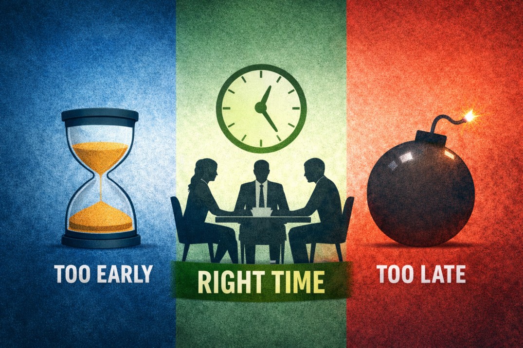 Photo for When Is the Right Time to Begin Mediation in a Divorce or Separation? Guidance for Parents and Attorneys