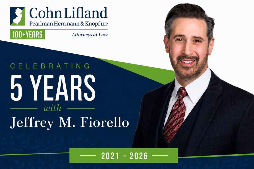 Photo for Celebrating Jeffrey M. Fiorello's Five-Year Anniversary with Cohn Lifland